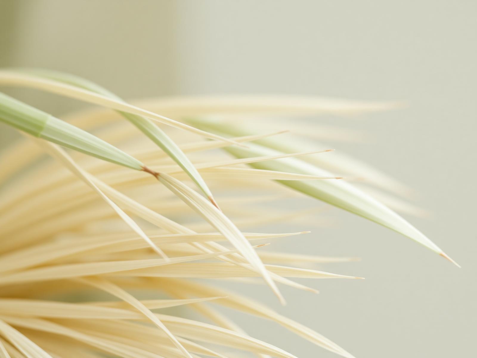 Macro view of plant fibers